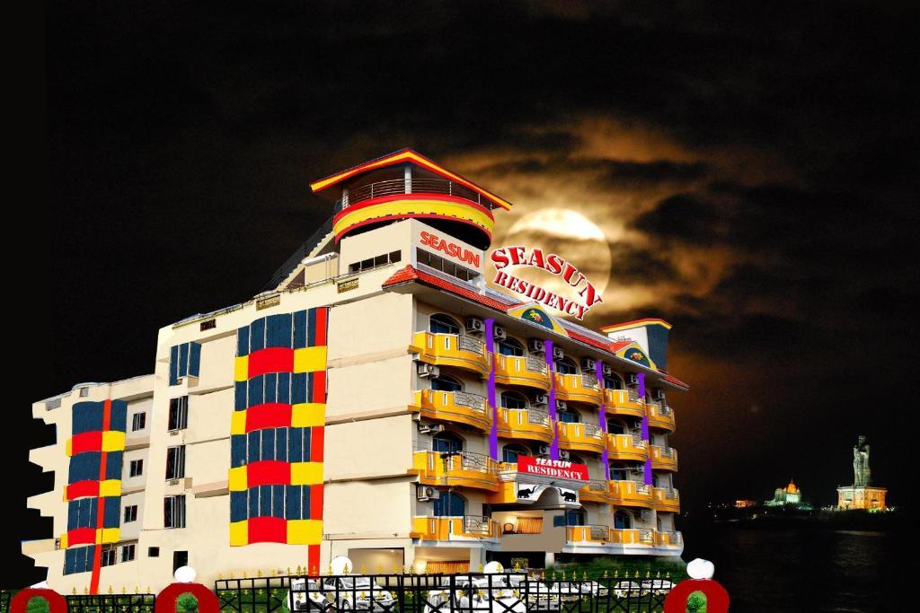 ホテル Seasun Residency カンニヤークマリ エクステリア 写真